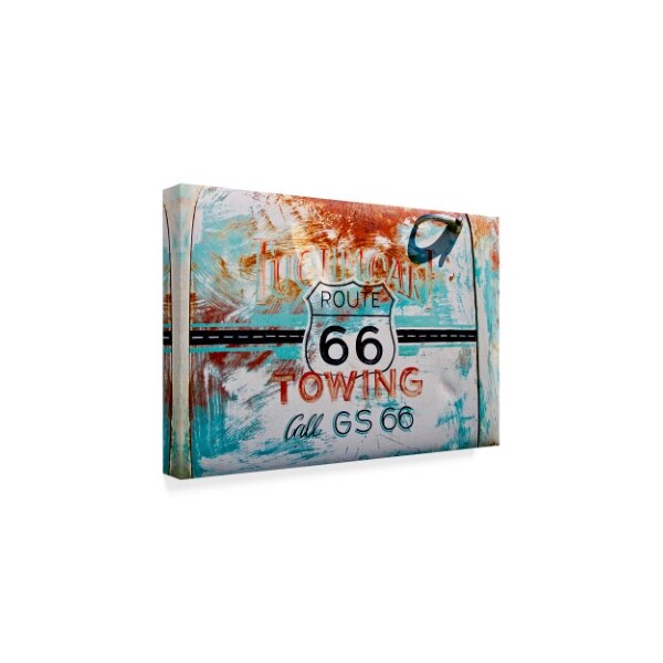 American School 'Route 66 Towing' Canvas Art,30x47